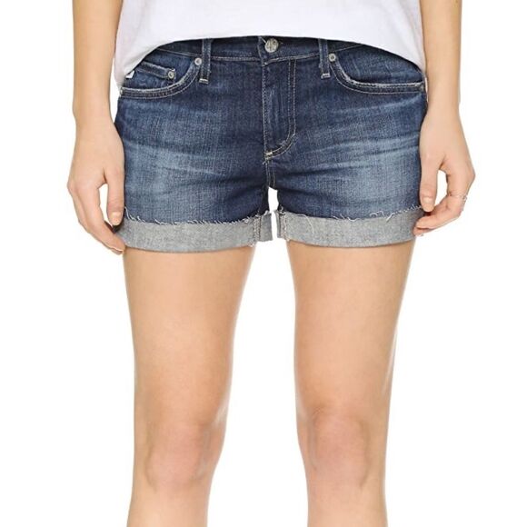 AG The Hailey Ex-Boyfriend Roll Up Shorts Sz 23 - Picture 1 of 7
